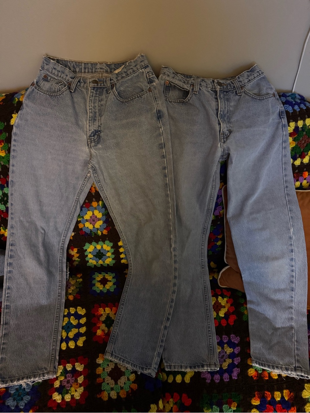 Y2K Bundle Of 2 Jordache Light Blue Straight Leg Women’s Jeans Size 7/8